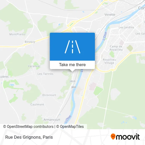 Rue Des Grignons map
