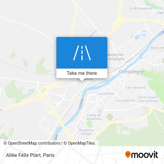 Allée Félix Piart map