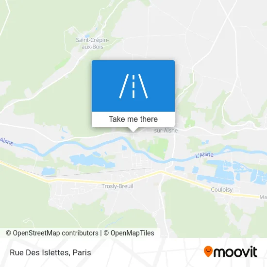Rue Des Islettes map