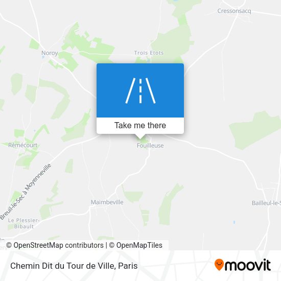 Chemin Dit du Tour de Ville map