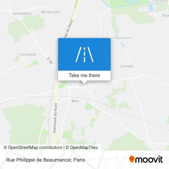 Rue Philippe de Beaumanoir map