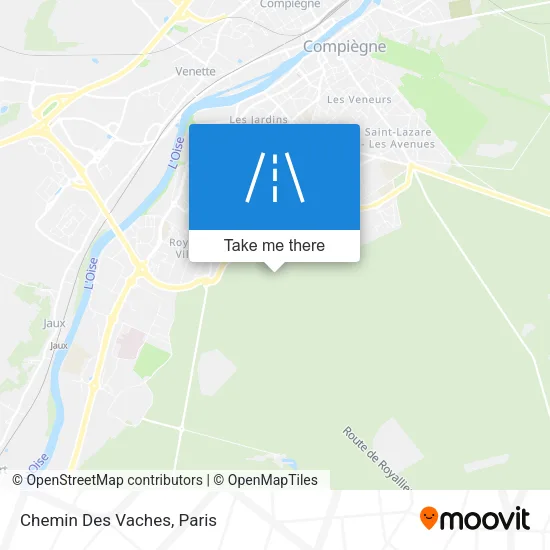 Chemin Des Vaches map
