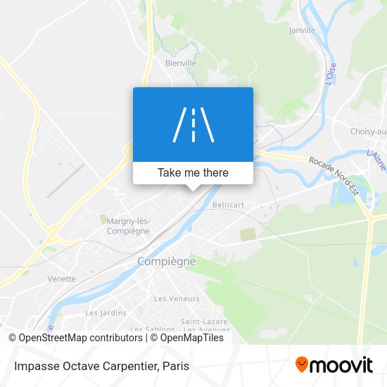 Impasse Octave Carpentier map