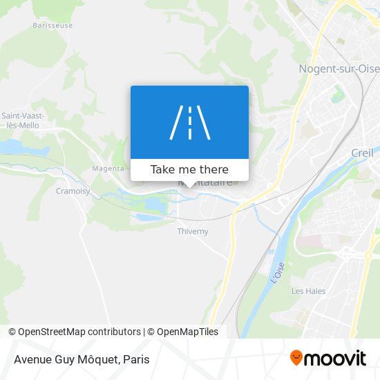 Avenue Guy Môquet map