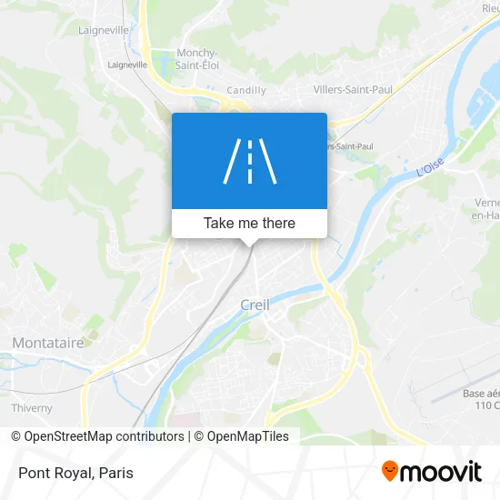 Pont Royal map