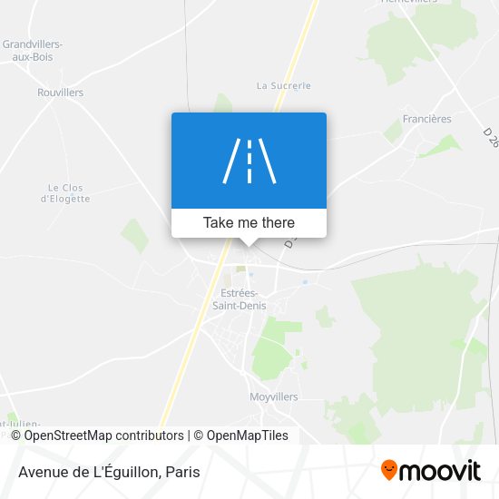 Avenue de L'Éguillon map