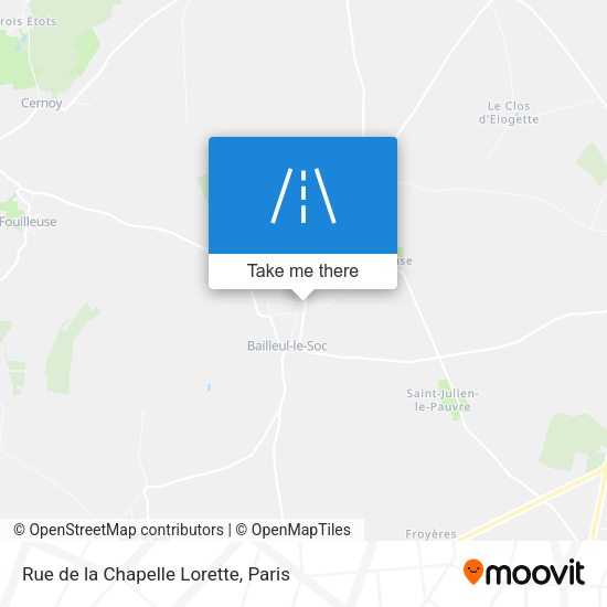 Rue de la Chapelle Lorette map