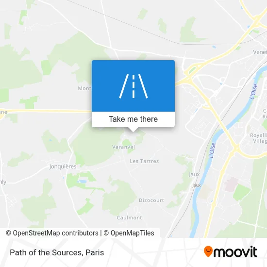 Chemin Des Sources map