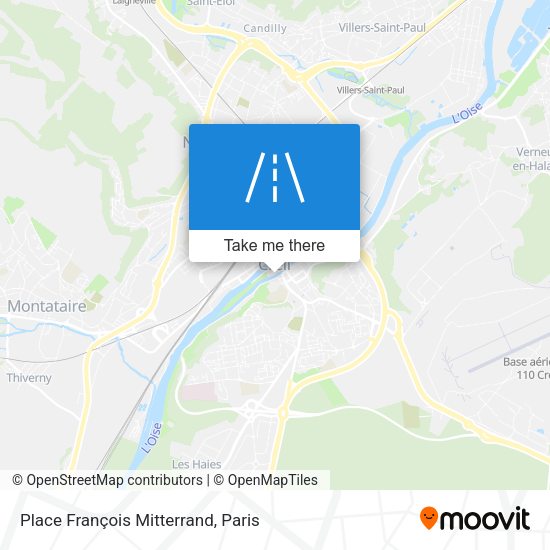 Place François Mitterrand map