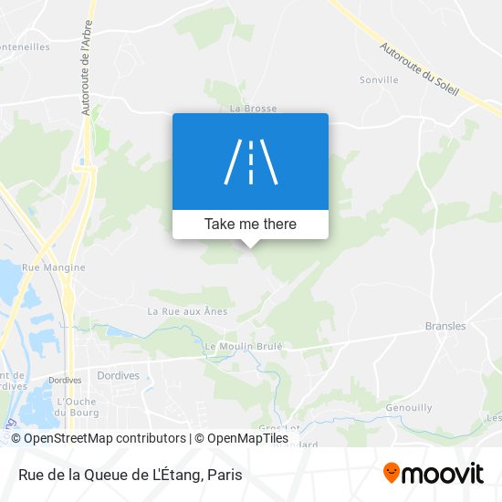 Rue de la Queue de L'Étang map