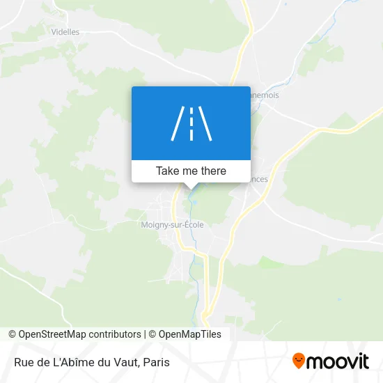 Mapa Rue de L'Abîme du Vaut