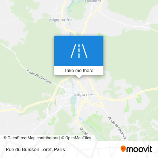 Rue du Buisson Loret map