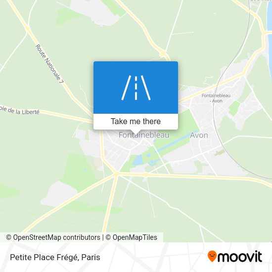 Petite Place Frégé map