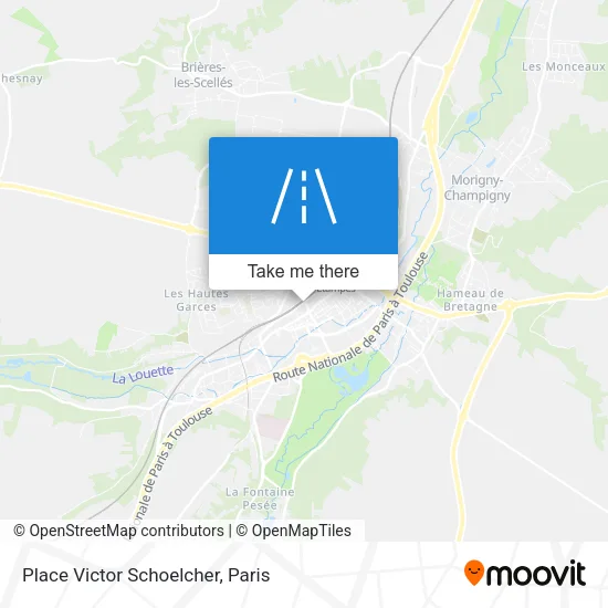 Place Victor Schoelcher map