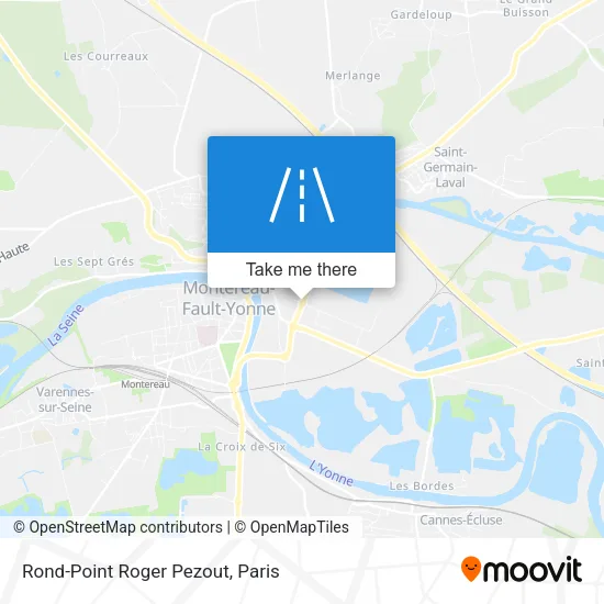 Rond-Point Roger Pezout map