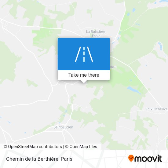 Chemin de la Berthière map