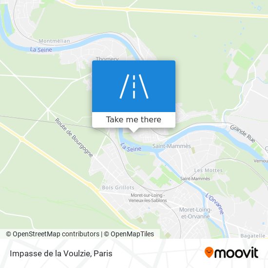 Impasse de la Voulzie map