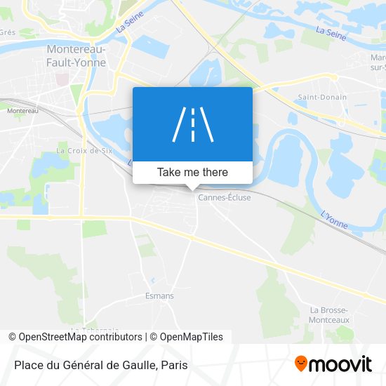 Place du Général de Gaulle map