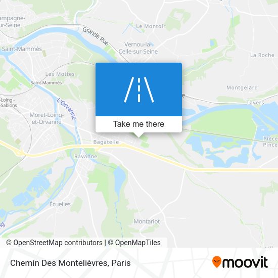 Chemin Des Montelièvres map