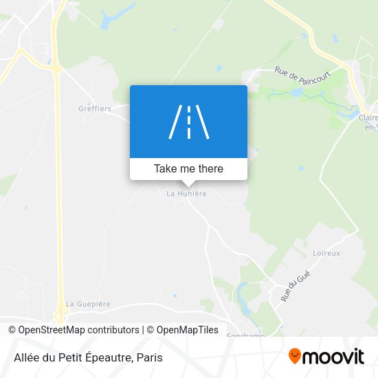Allée du Petit Épeautre map