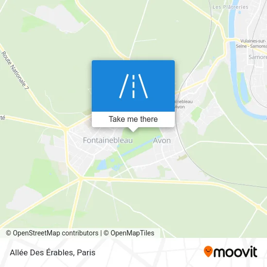 Allée Des Érables map