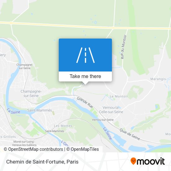 Chemin de Saint-Fortune map