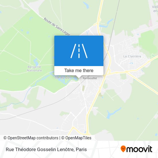 Rue Théodore Gosselin Lenôtre map