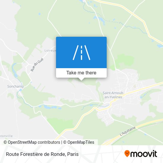 Route Forestière de Ronde map