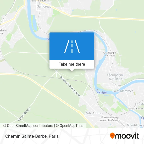 Chemin Sainte-Barbe map