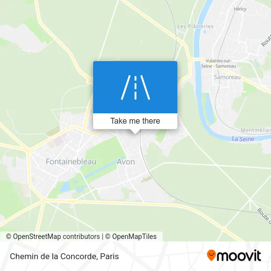 Chemin de la Concorde map