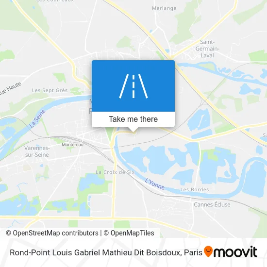 Rond-Point Louis Gabriel Mathieu Dit Boisdoux map
