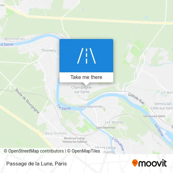 Passage de la Lune map