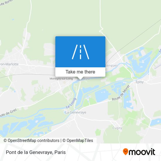 Pont de la Genevraye map