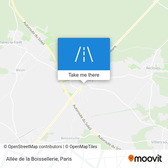 Allée de la Boissellerie map