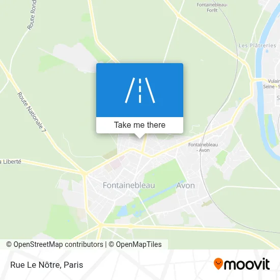Rue Le Nôtre map