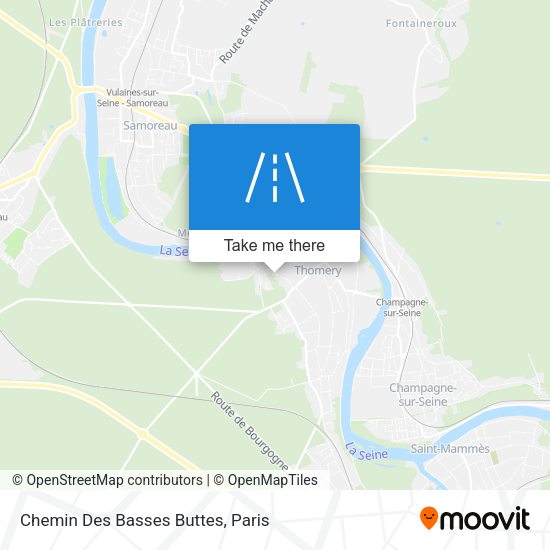 Chemin Des Basses Buttes map