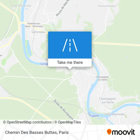 Chemin Des Basses Buttes map