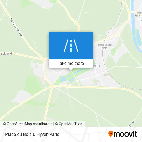 Place du Bois D’Hyver map