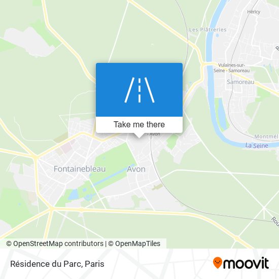 Résidence du Parc map