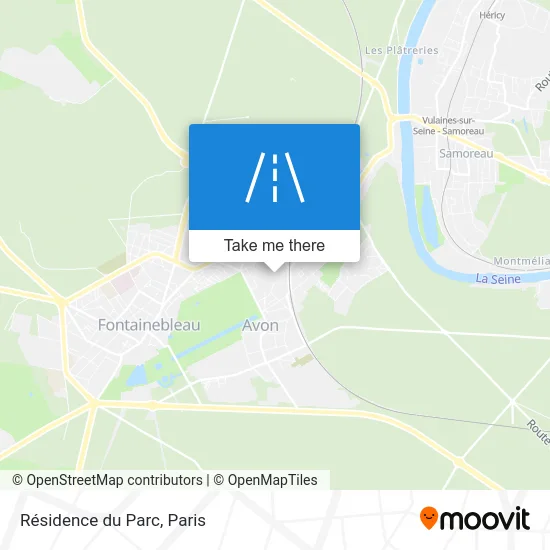 Résidence du Parc map