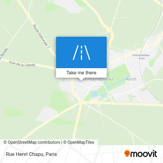 Rue Henri Chapu map