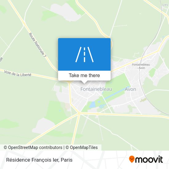 Résidence François Ier map