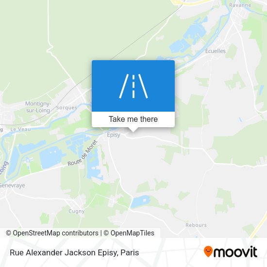 Rue Alexander Jackson Episy map