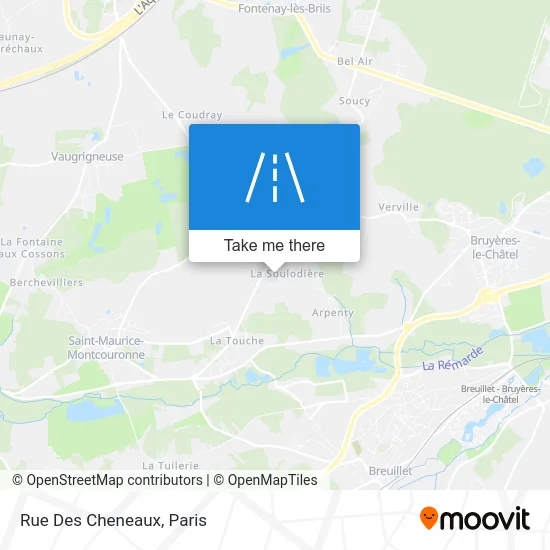 Rue Des Cheneaux map