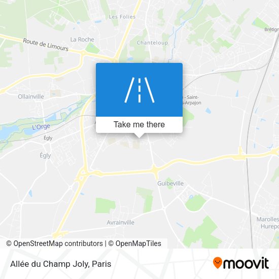 Allée du Champ Joly map