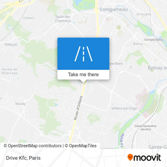 Drive Kfc map