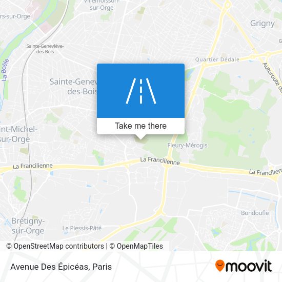 Avenue Des Épicéas map