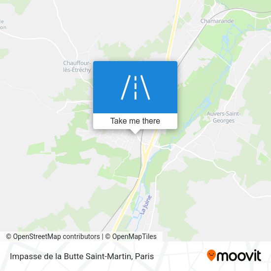Impasse de la Butte Saint-Martin map