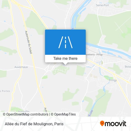 Allée du Fief de Moulignon map