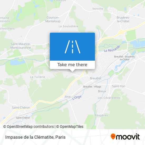 Impasse de la Clématite map